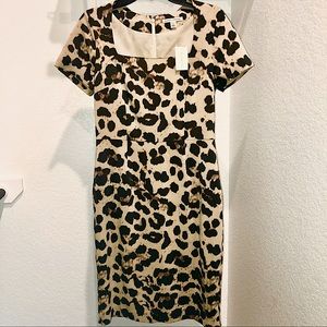 NWT 🐆 Banana Republic Animal Print Dress